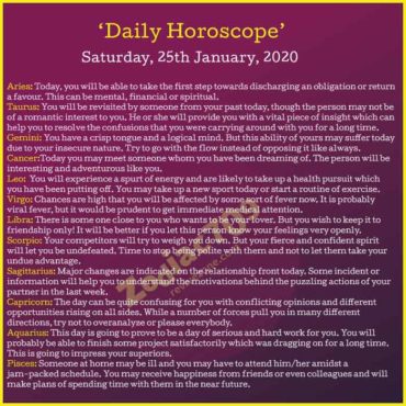 Th January Daily Horoscope Revive Zone