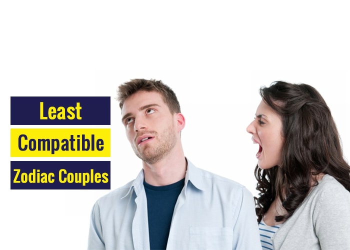 least compatible zodiac couples
