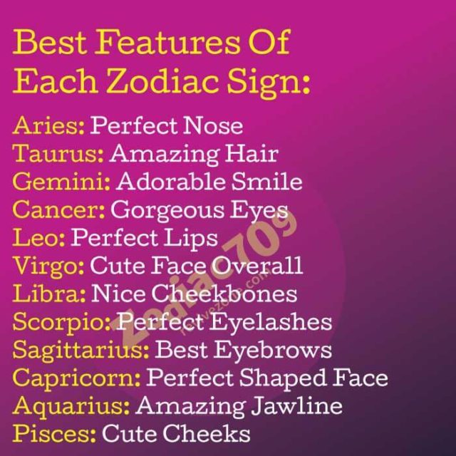 Best Features Of Each Zodiac Sign - Revive Zone