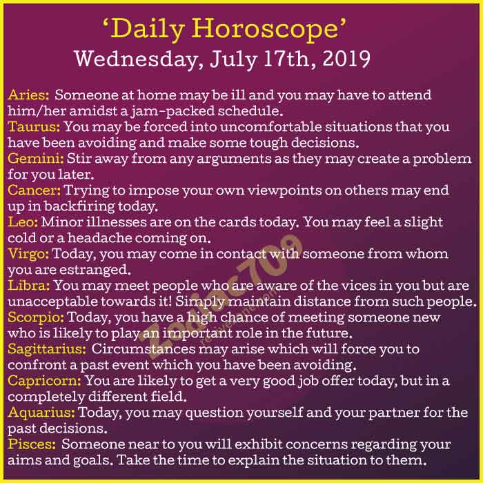 Daily-Horoscope--17th-July-2019