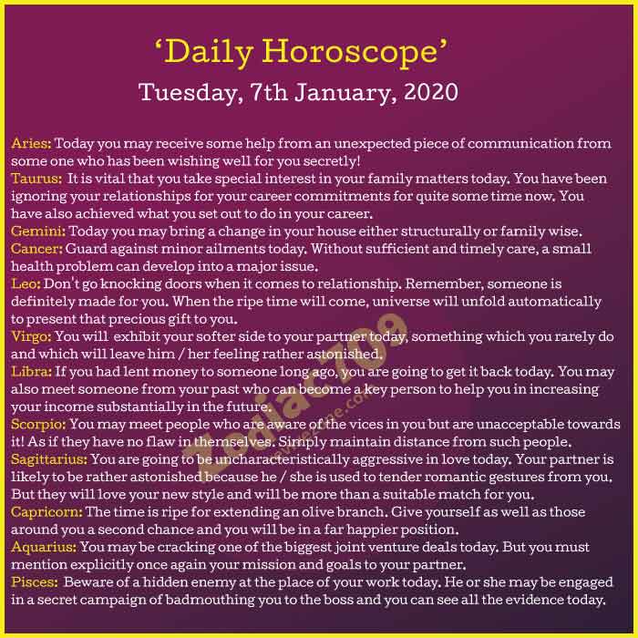 Daily-Horoscope-7th-January-2020