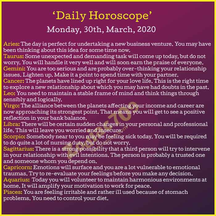 30-march-horoscope-2020