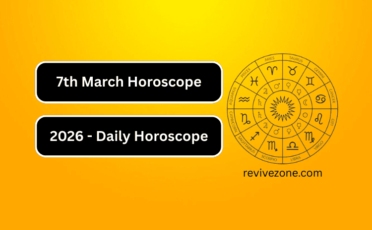 7th March Horoscope 2026 – Daily Horoscope